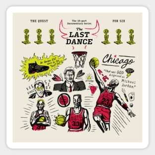 The Last Dance Chicago Bulls Magnet